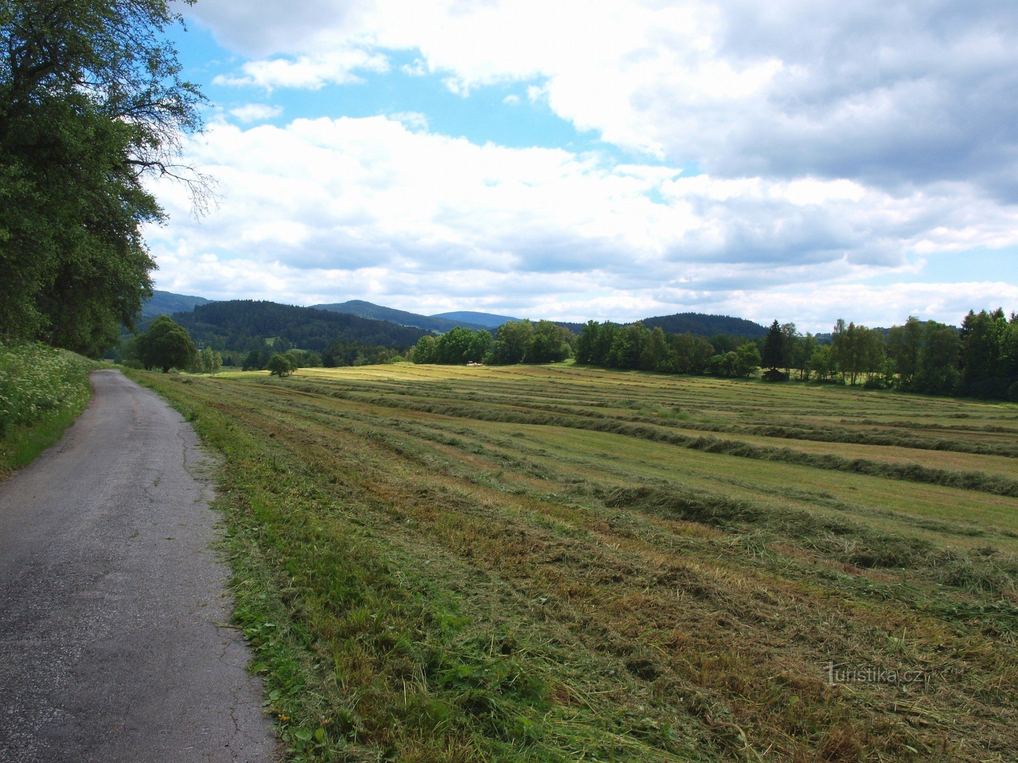 Llegada a la ubicación de Cetviny desde Dolní Dvořiště