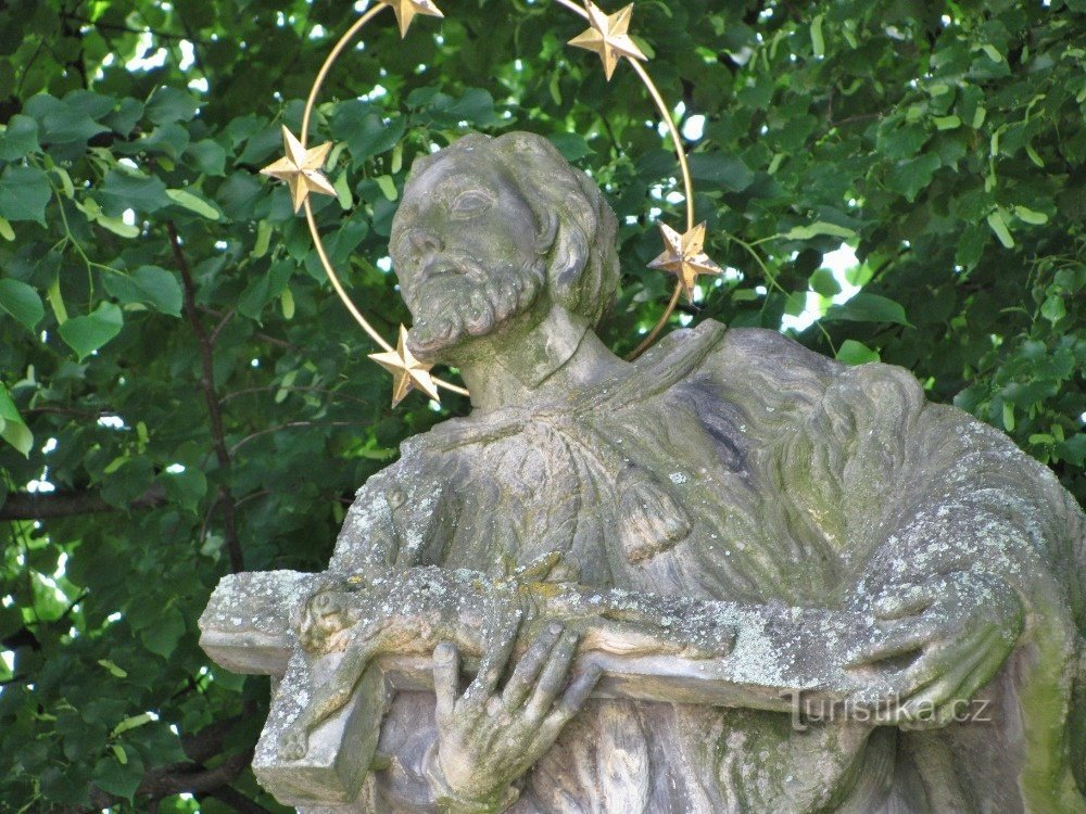 Ordine (lângă Olomouc) - statuia Sf. Jan Nepomucký