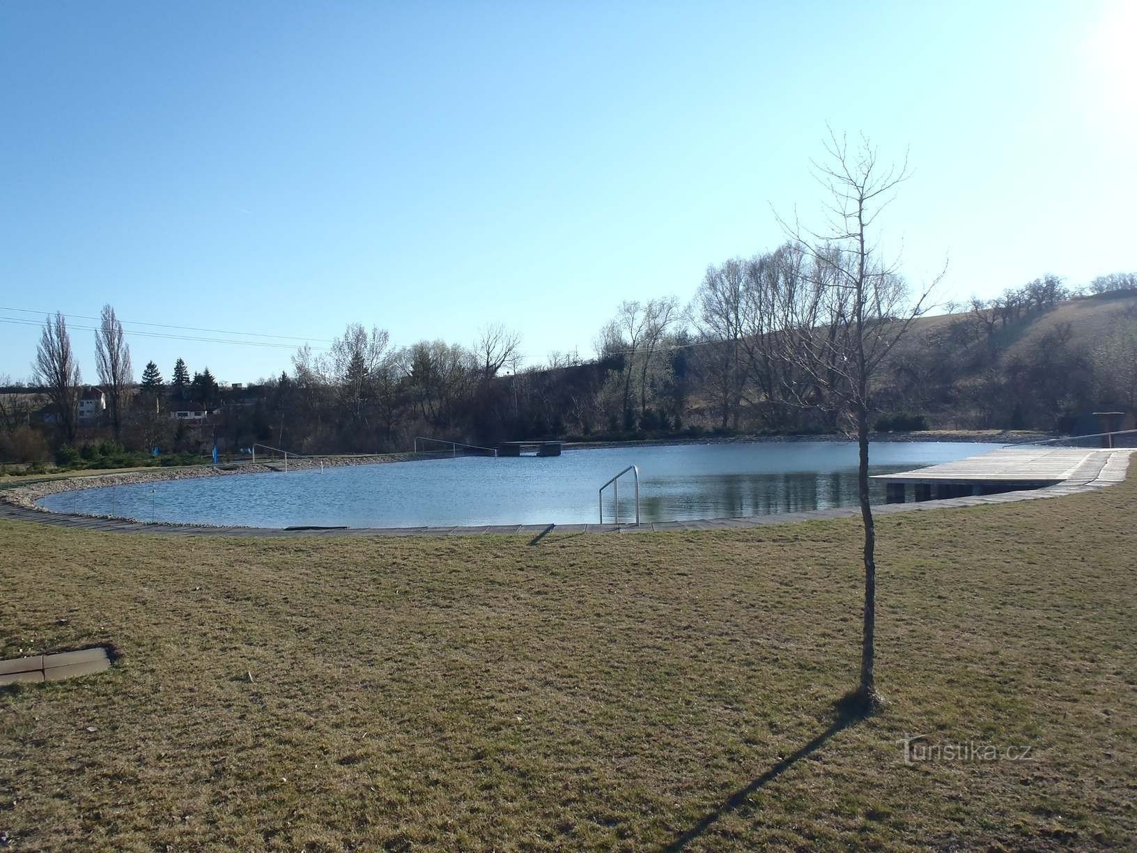 Kovalovice natural bathing biotope - 25.3.2012