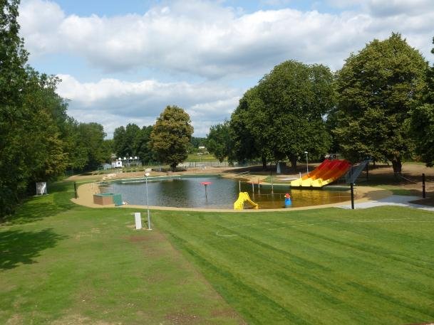 Litovel natural swimming pool