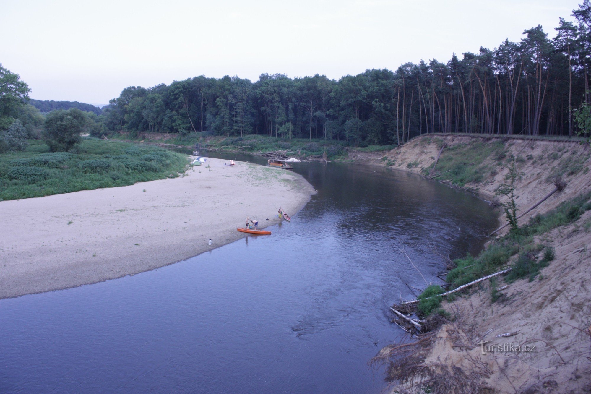 Monumento naturale Rive Osypané vicino a Bzenc Přívoz