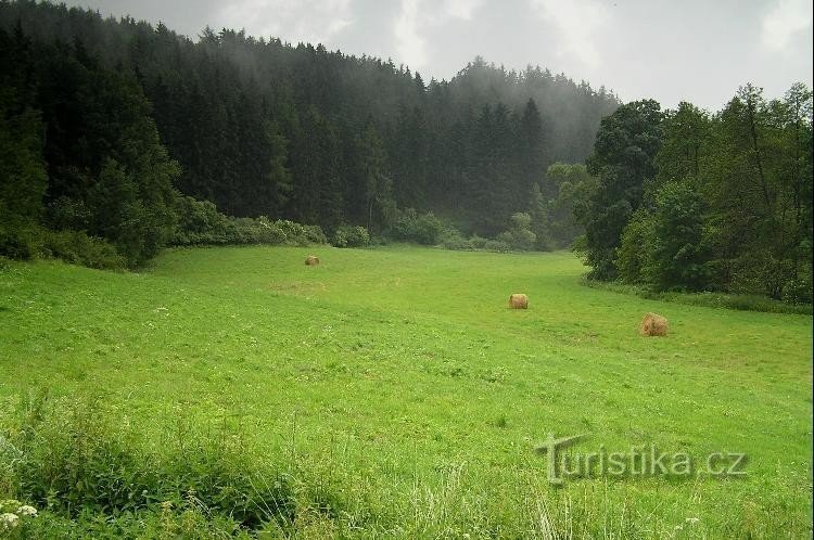 Natuurpark Hadovka: Hadovka-vallei onder Krasíkov