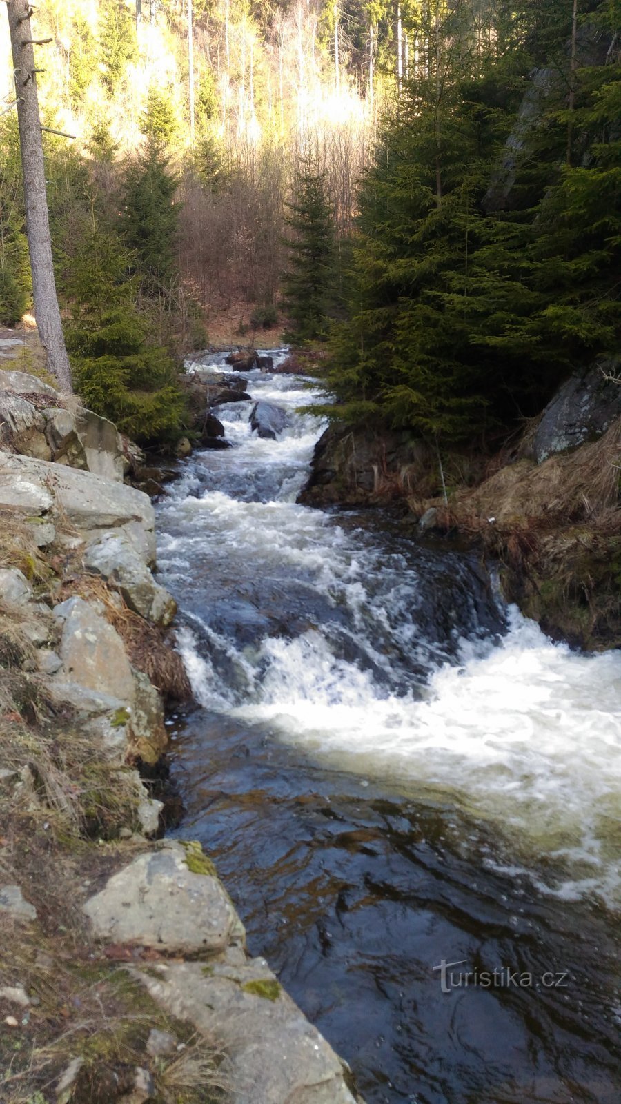 Prunéřovského Potok Valley Naturpark.