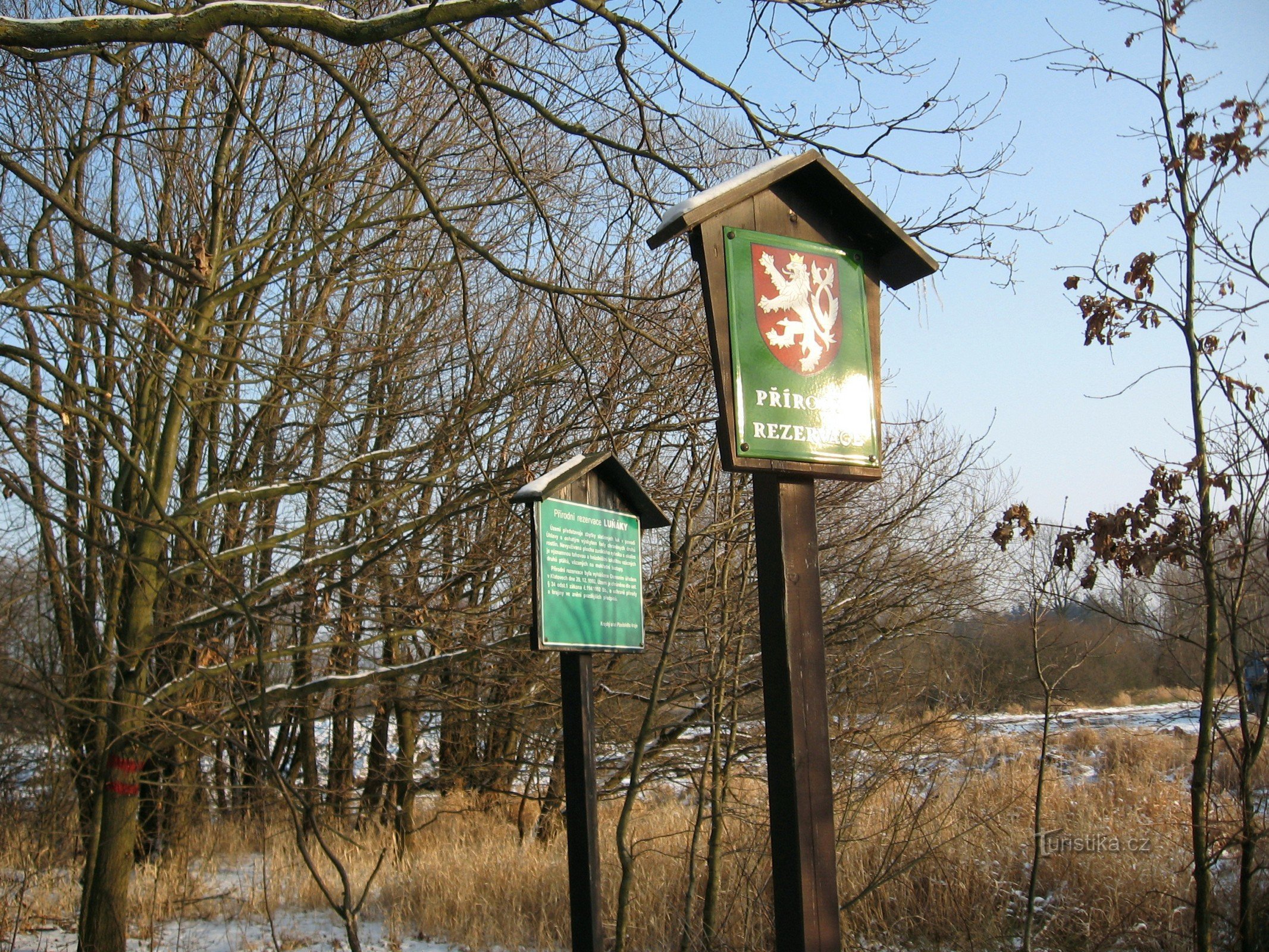 naturreservat Luňáky - februar 2012