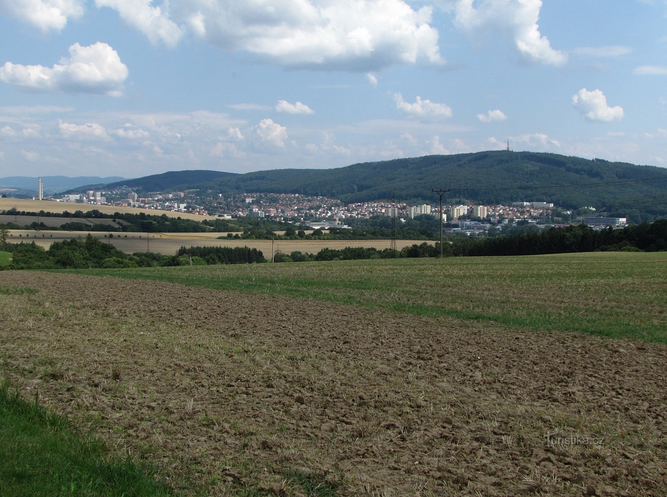 Natürlicher Aussichtspunkt bei Chlum