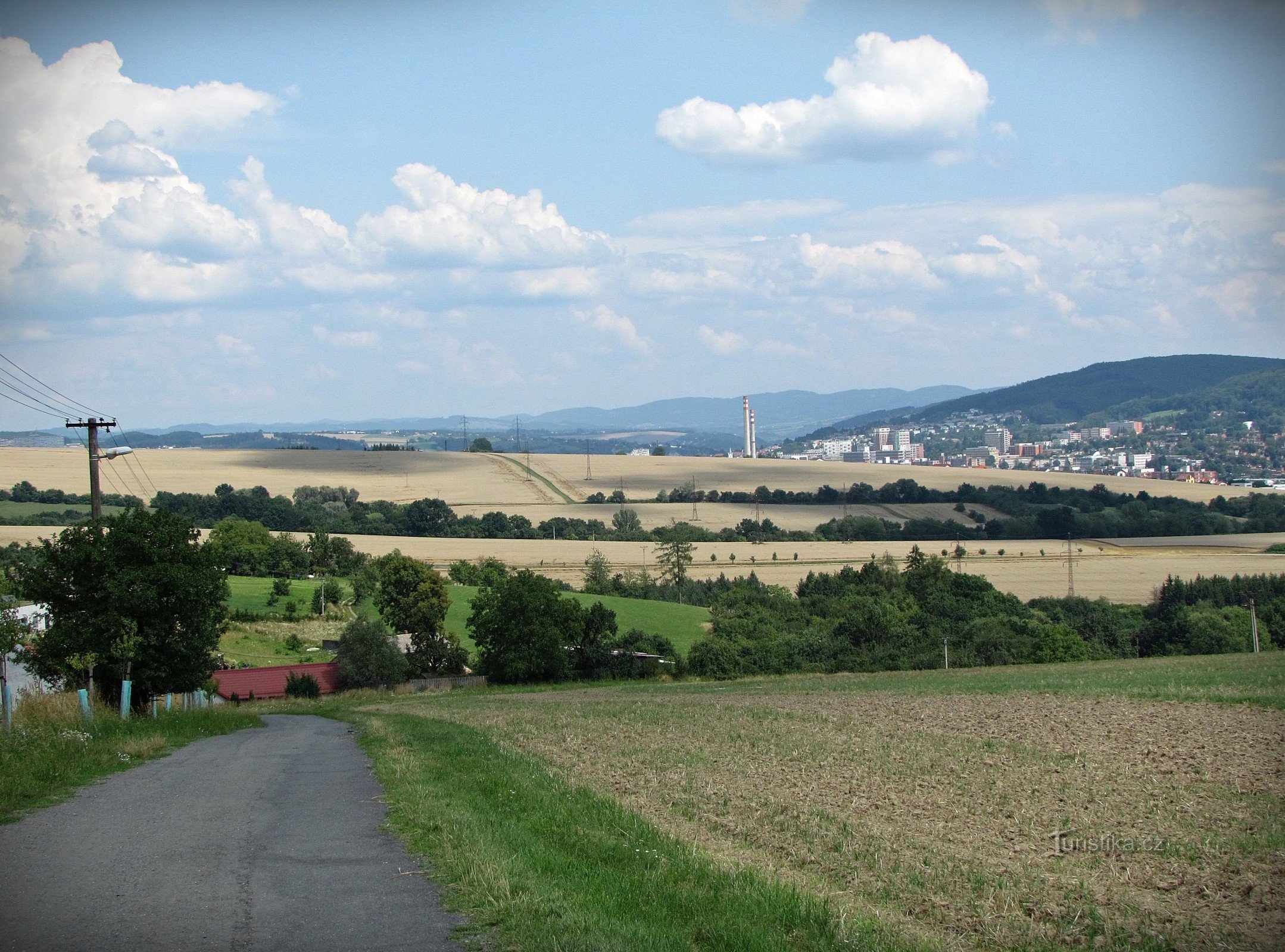 Natürlicher Aussichtspunkt bei Chlum