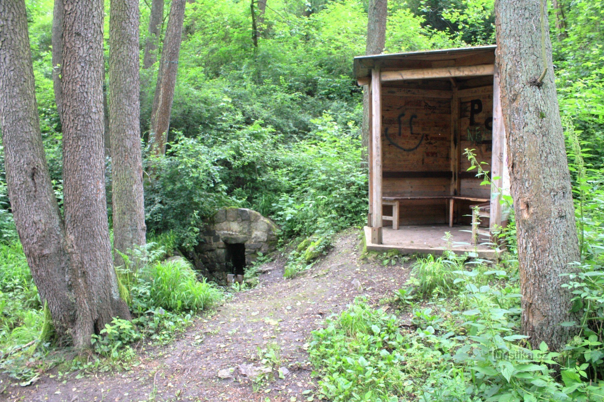 Shelter by the spring