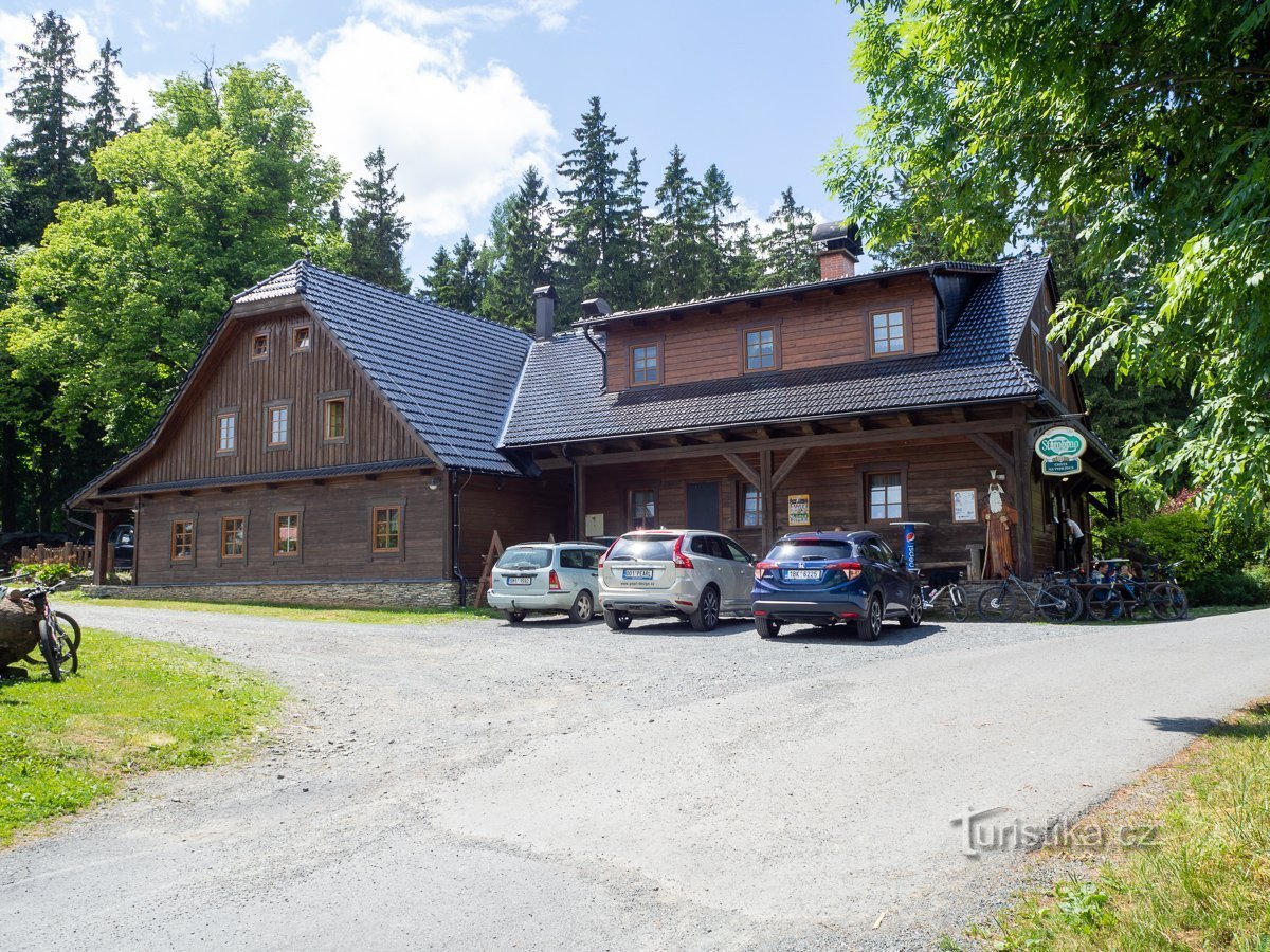 Atual cabana de montanha