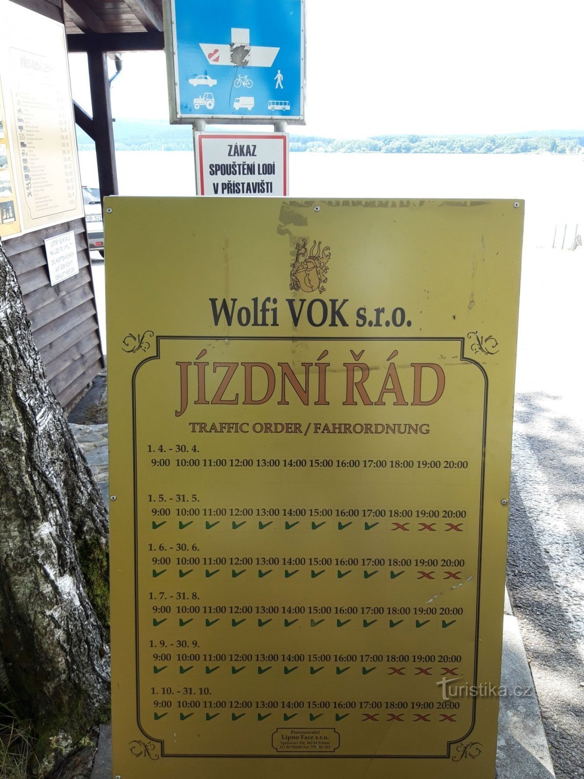 Přívoz přes Lipno = Dolní Vltavice – Kyselov