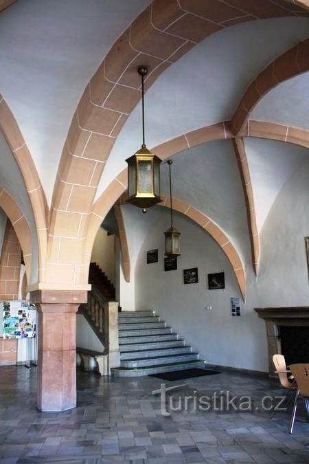 Ground floor of the town hall