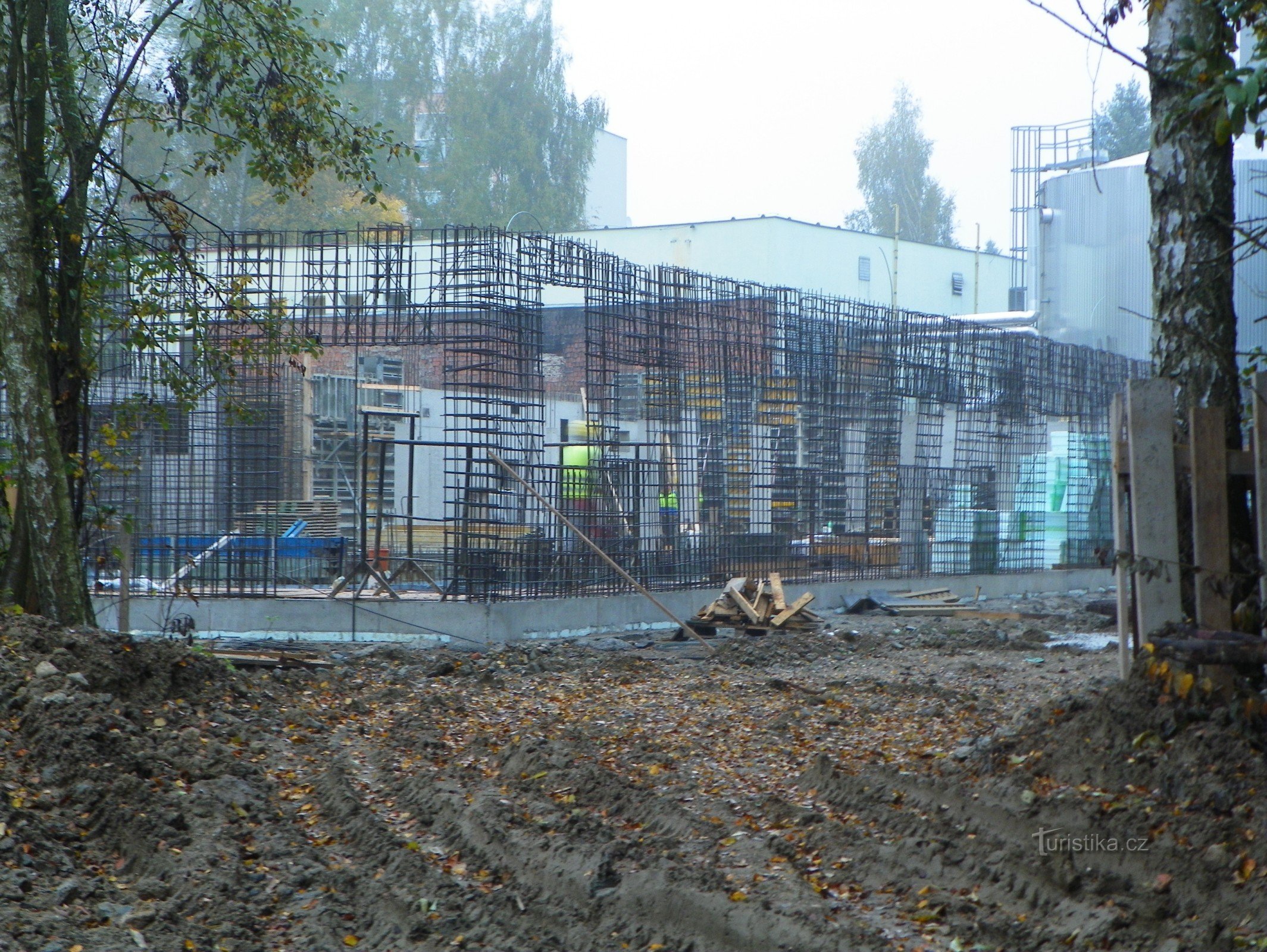 Construction du spa en cours Octobre 2014