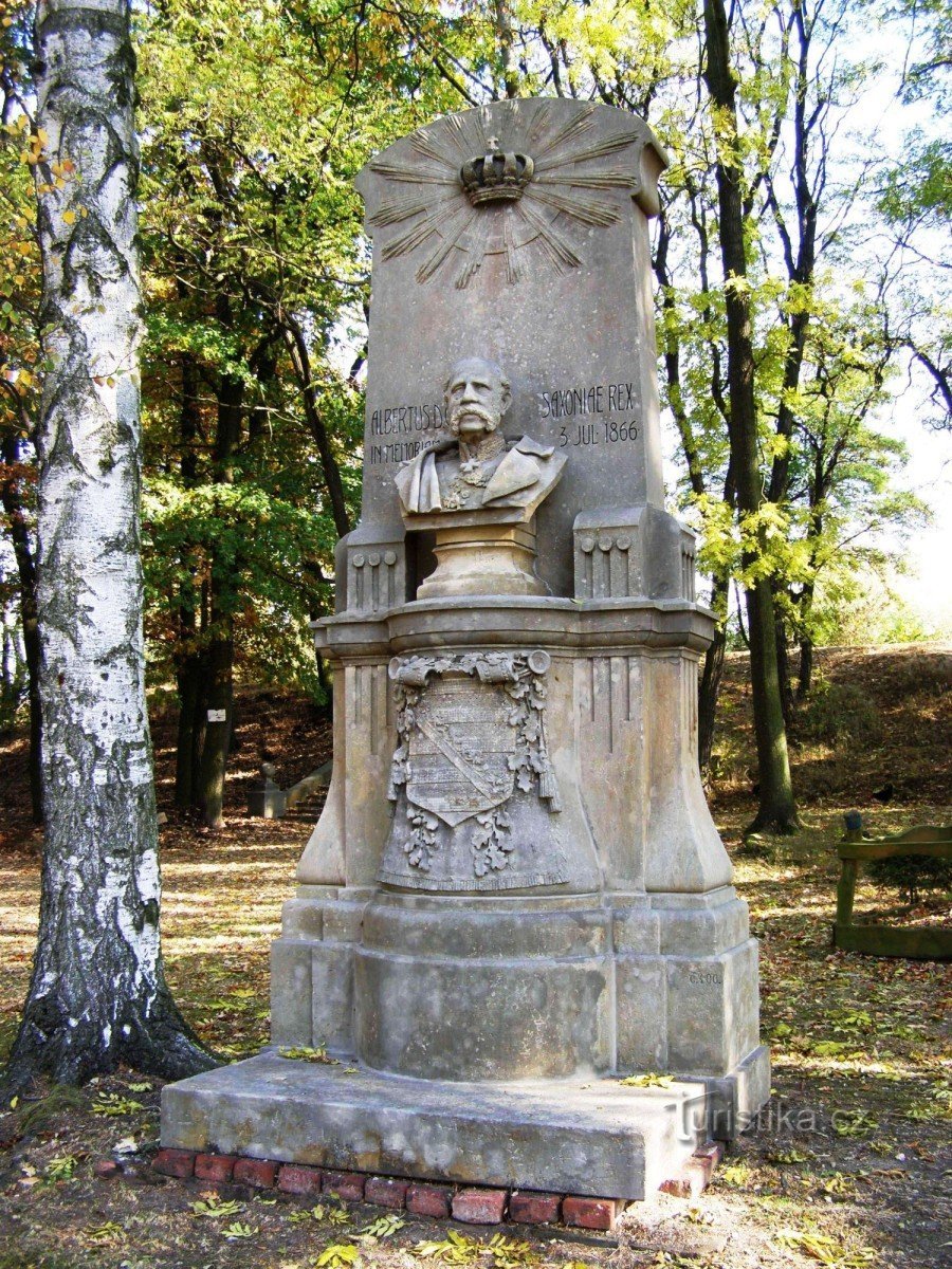 Probluz - parc, monument du Roi Albert