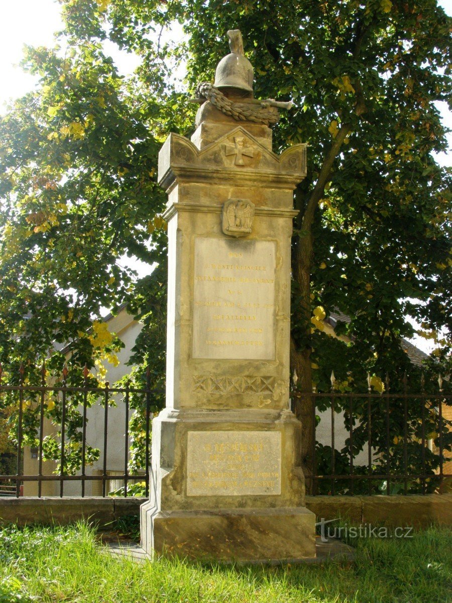 Probluz - een reeks monumenten voor de slag van 1866