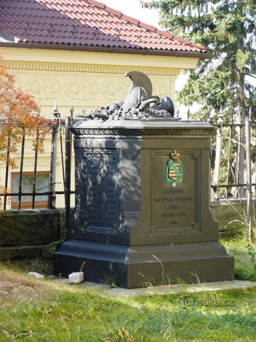 Probluz - eine Reihe von Denkmälern der Schlacht von 1866