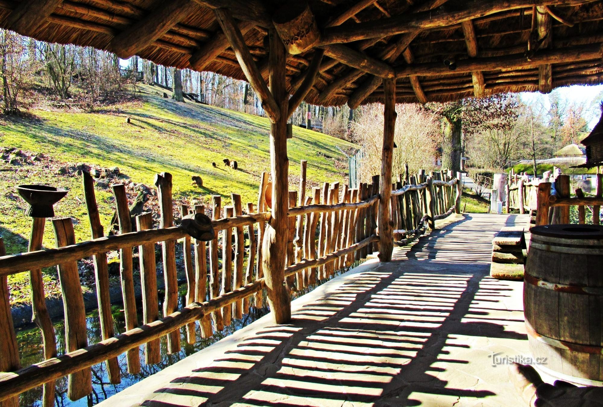 En promenad genom Etiopiens utställning i ZOO Lešná, Zlín