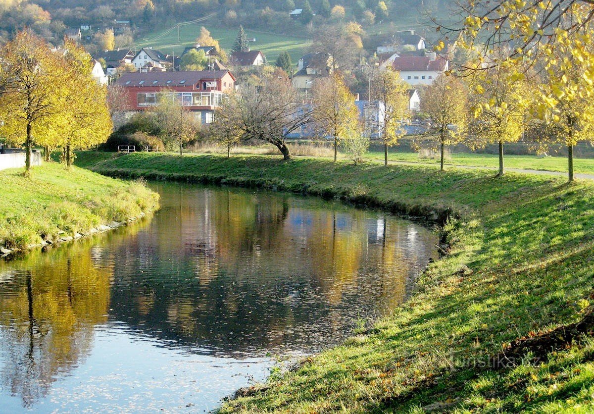 En promenad runt Dřevnice - genom de fyra årstiderna