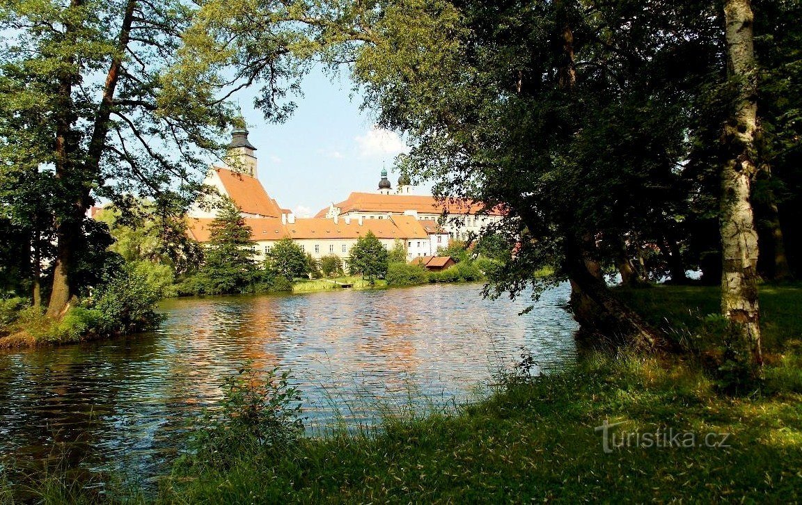 A walk around the Telč ponds and their nooks and crannies