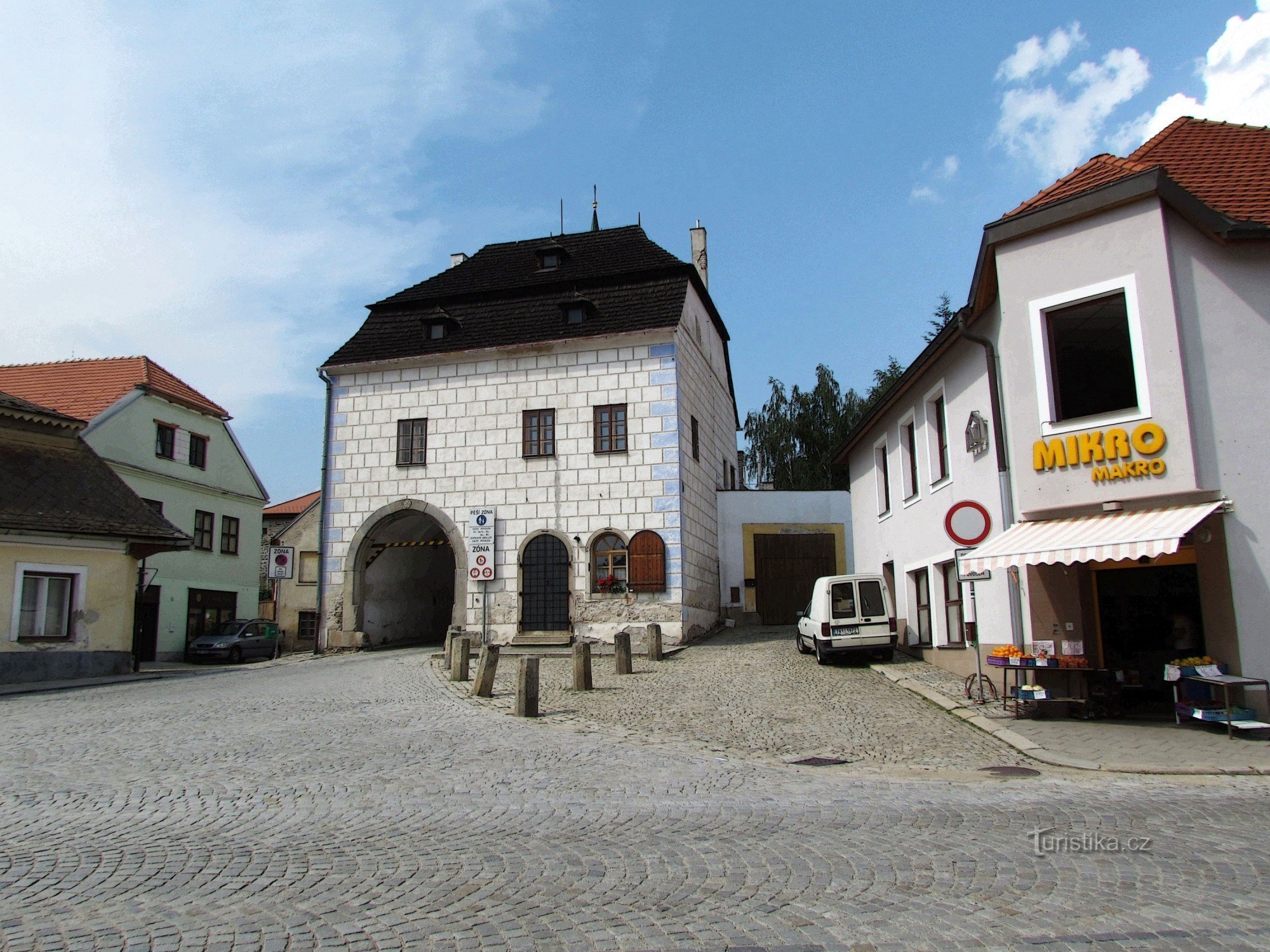 Een wandeling in Telčí