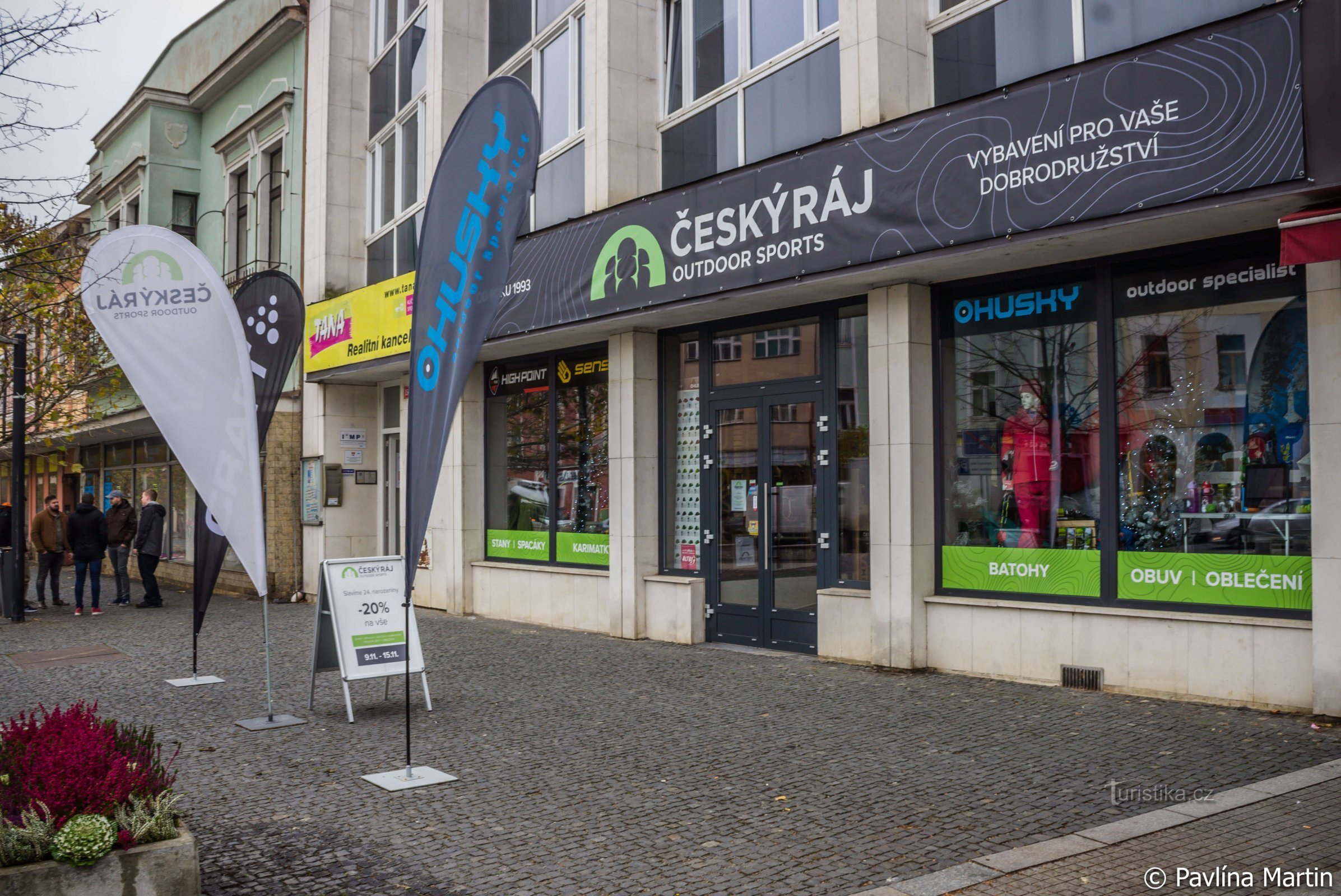Cửa hàng ngoài trời Český raj kỷ niệm 25 năm và bạn cũng có thể giảm giá 20% cho mọi thứ