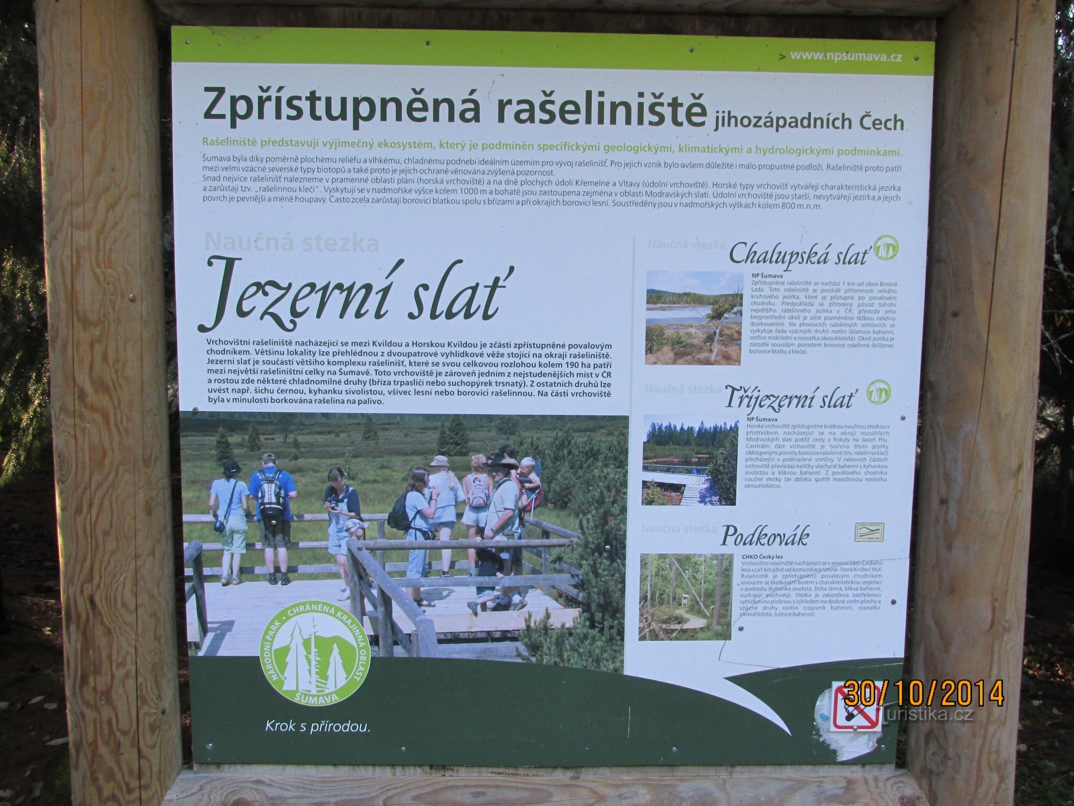 Rundtur i naturmonumentet Šumava mossar - torvmossar