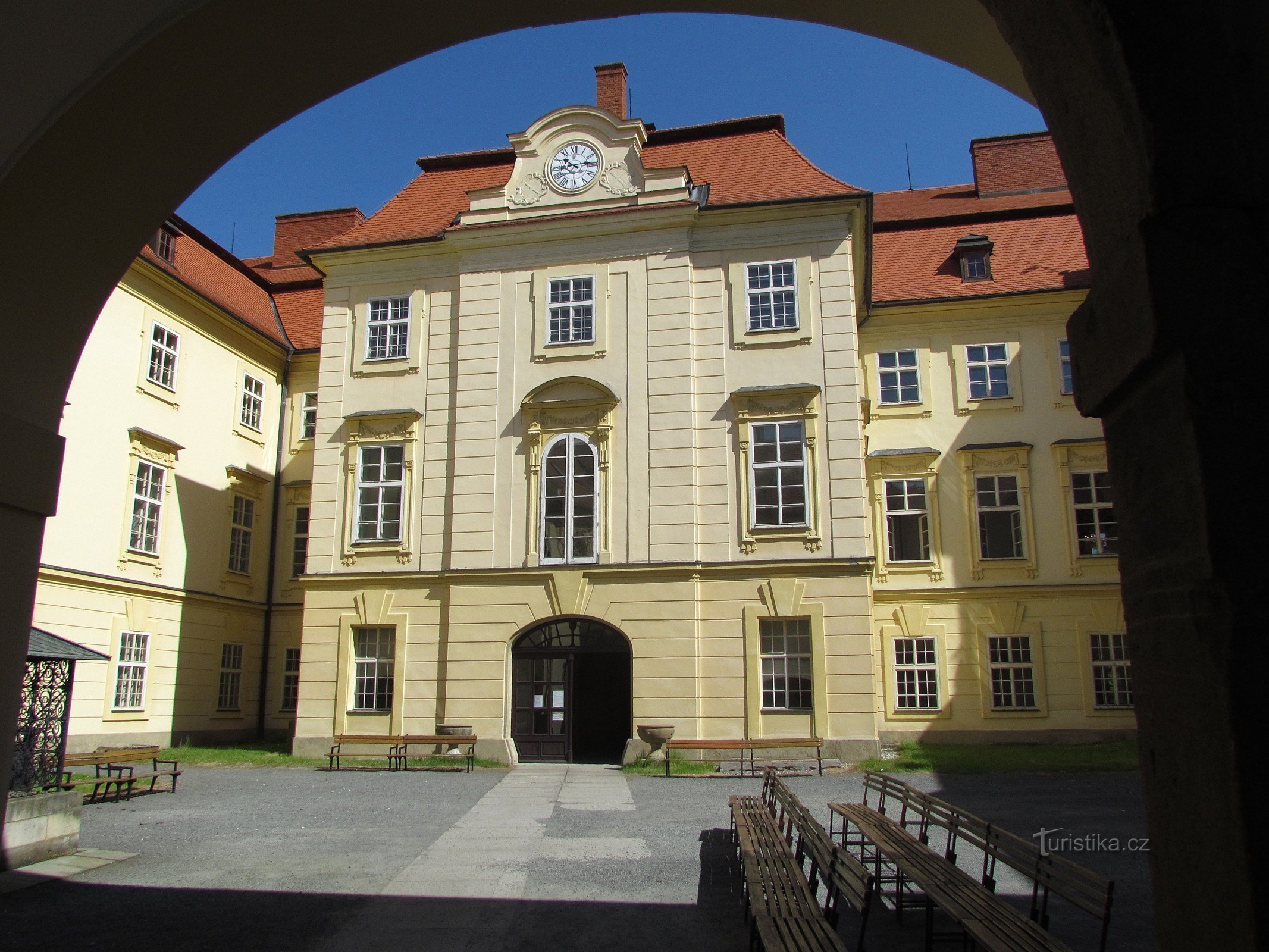 Visita del castello di Bystřice pod Hostýnem