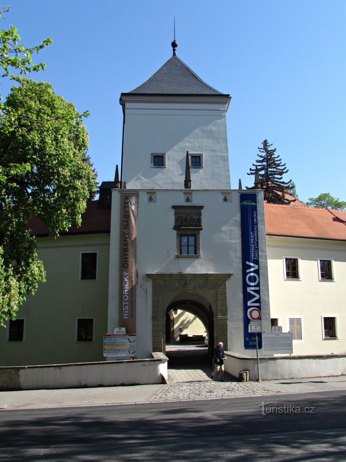 Rundvisning på slottet i Bystřice pod Hostýnem