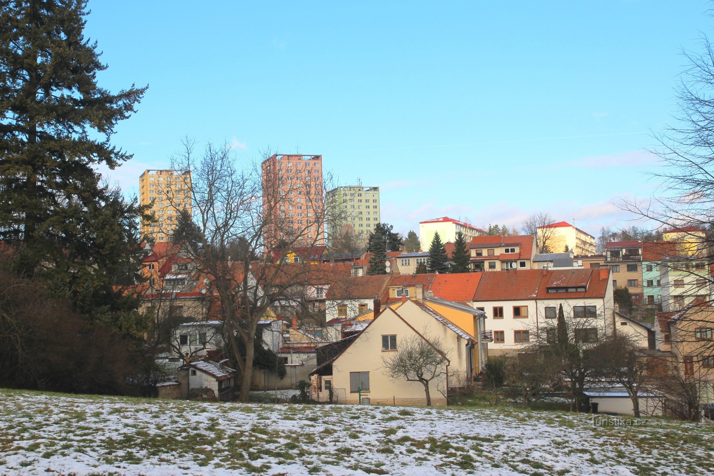 Împășirea părților noi și vechi din Kohoutovice