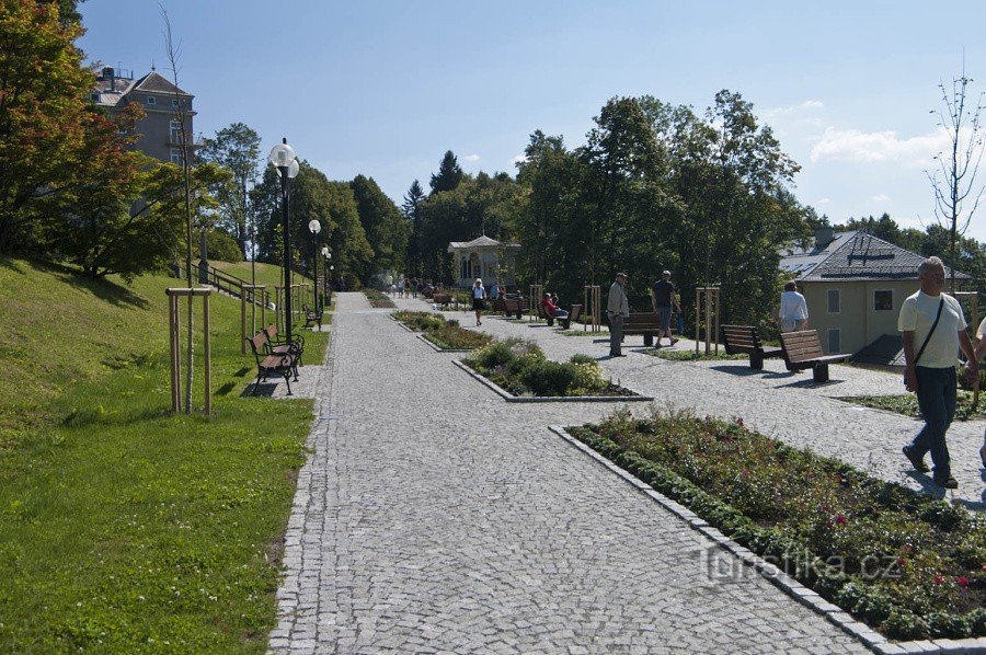 Promenade nach dem Wiederaufbau