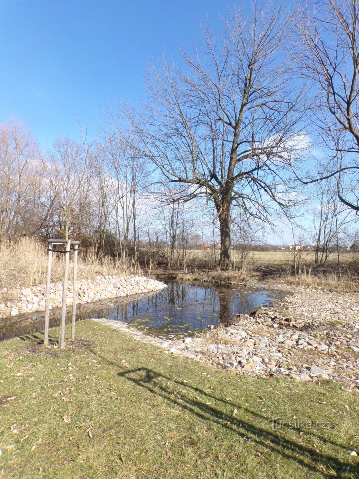 Forbindelse af Vrškovské Dam og Rajská Strouhy (Libišany, 28.2.2021/XNUMX/XNUMX)