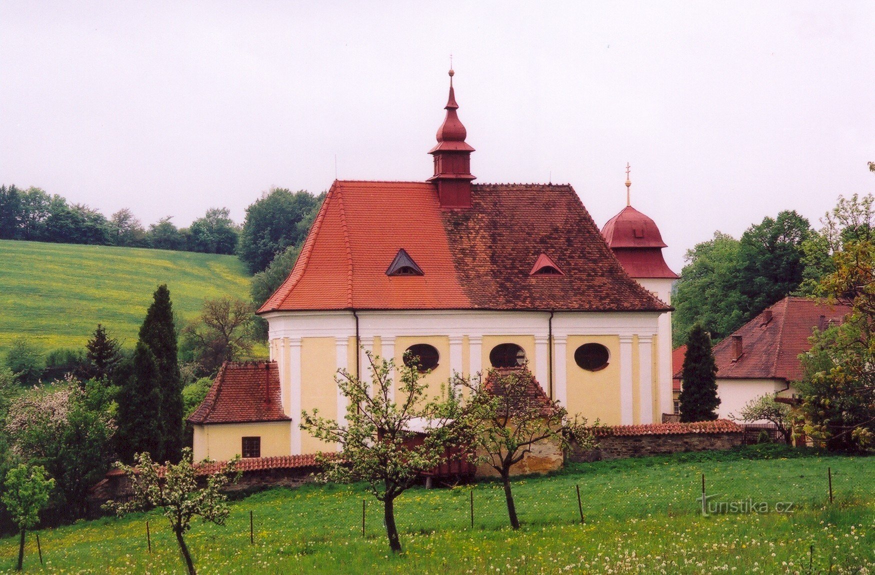 Prosetín - kościół św. Rynki