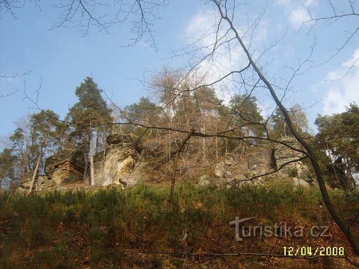 nous nous sommes promenés sur les rochers