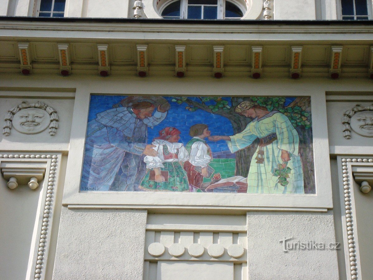 Prostějov-ZŠ et jardin d'enfants à Skálov náměstí-Photo : Ulrych Mir.