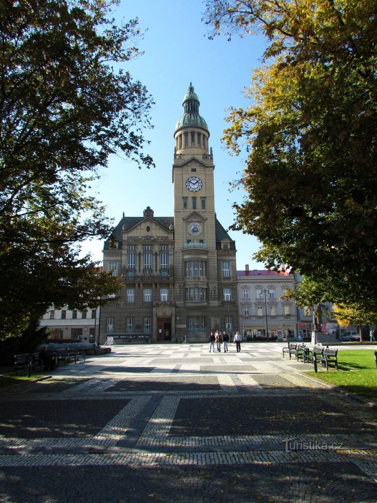 Masaryk-Platz in Prostějovsk