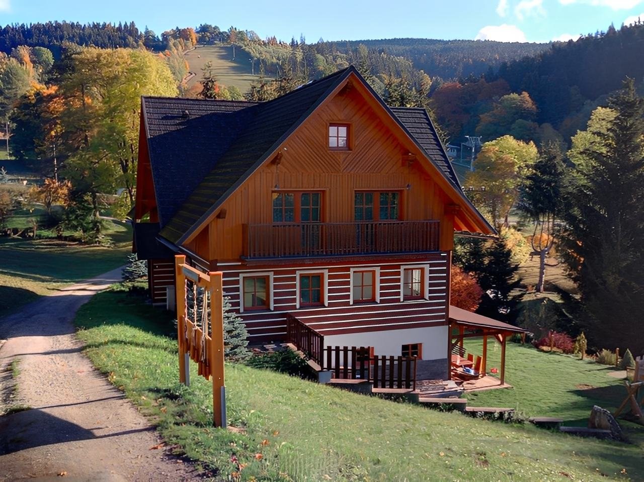 Prostorné apartmány v centru Krkonoš