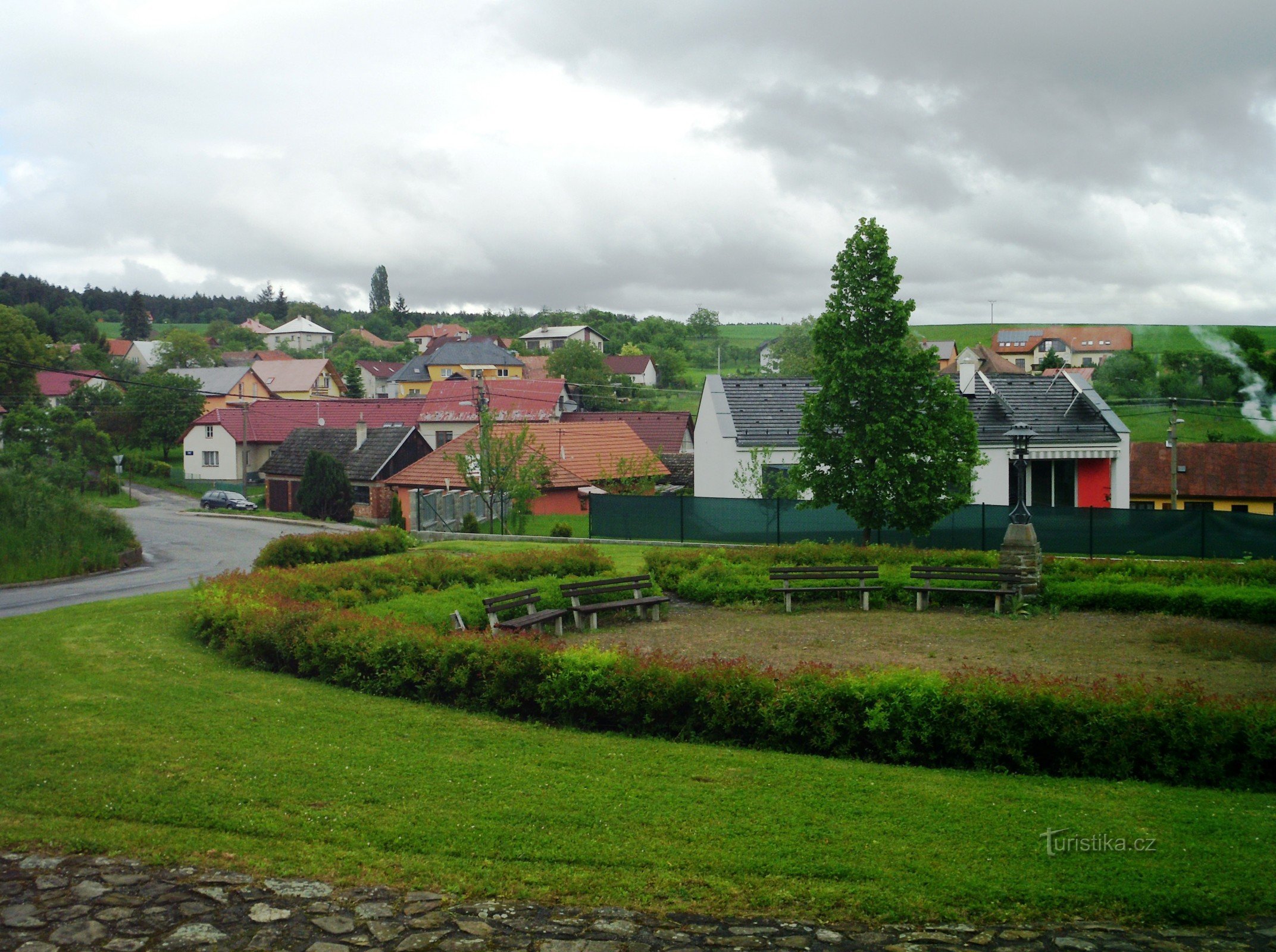 området foran kapellet