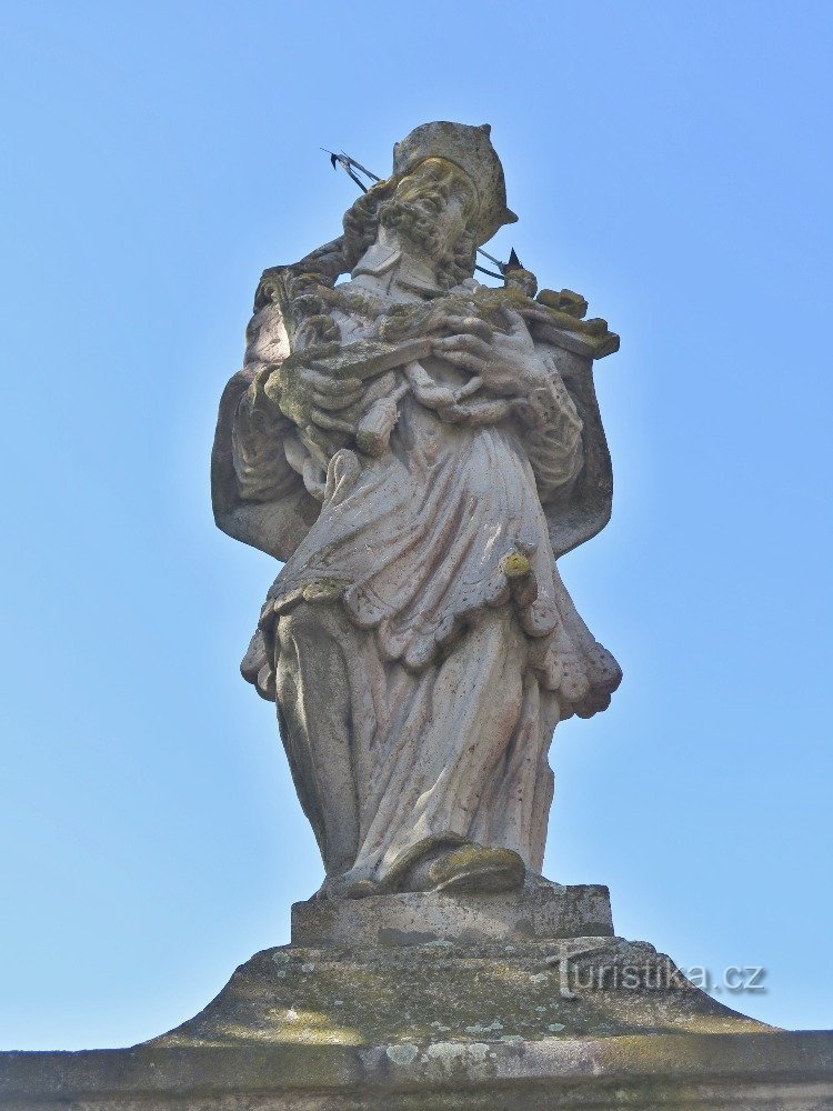 Provodov - statue af St. Jan Nepomucký