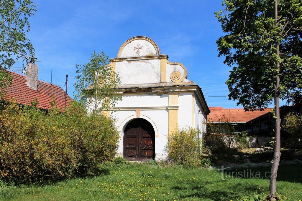 Facaden af ​​det tidligere ossuarium