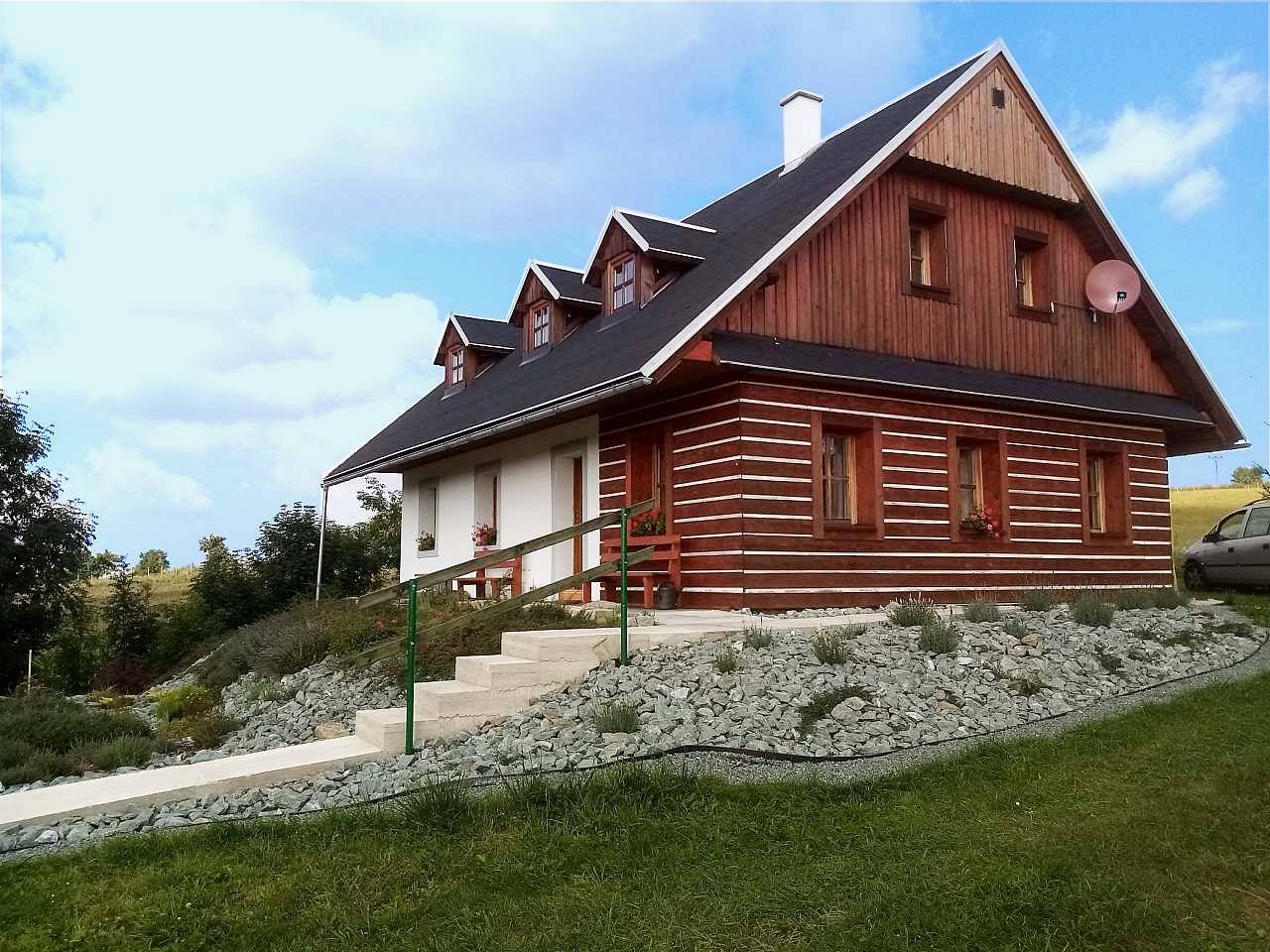 La façade du chalet