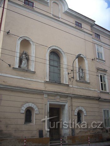 Front of the chapel