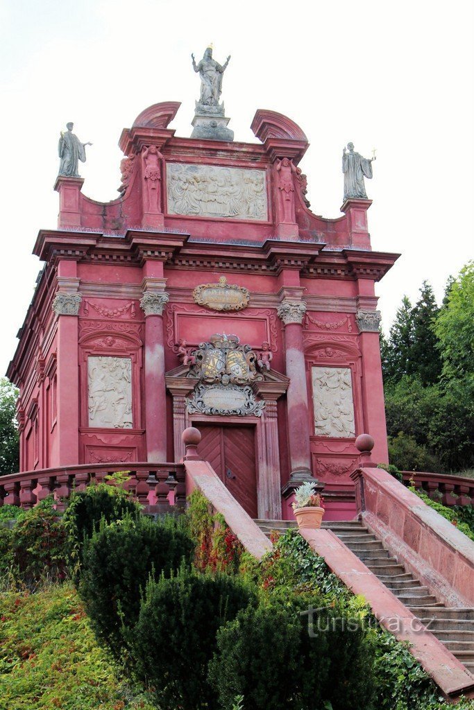 Front of the chapel