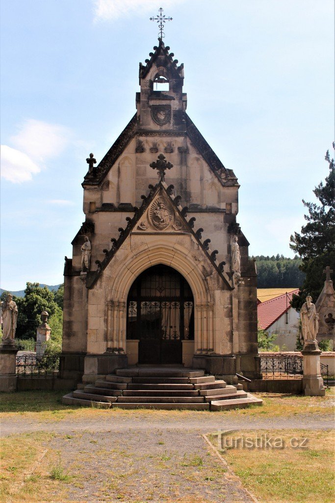 Front of the chapel