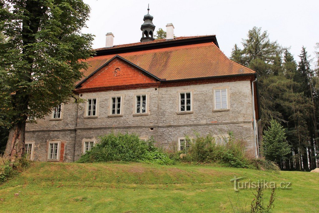 A terezíni kastély homlokzata