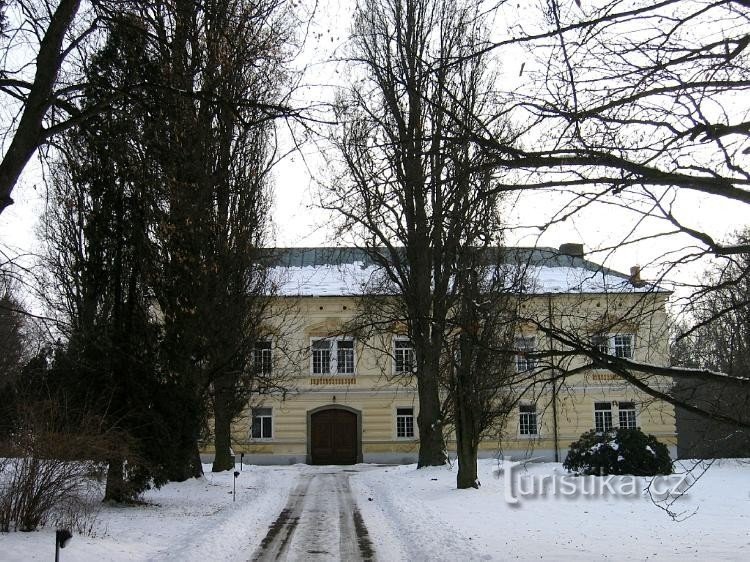 The facade of the castle