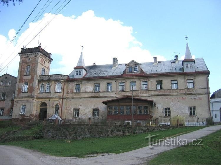 La fachada del castillo