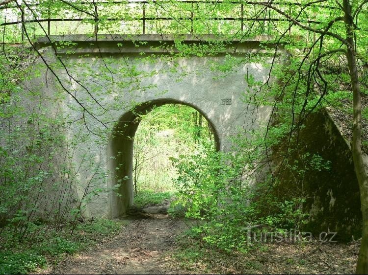 Passage sous les rails vers Opárn