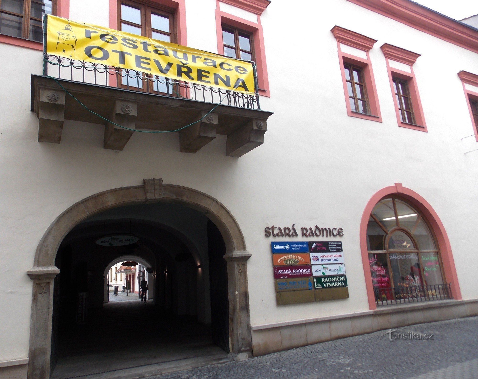 Passageway in the Old Town Hall in Uh. Hradišti