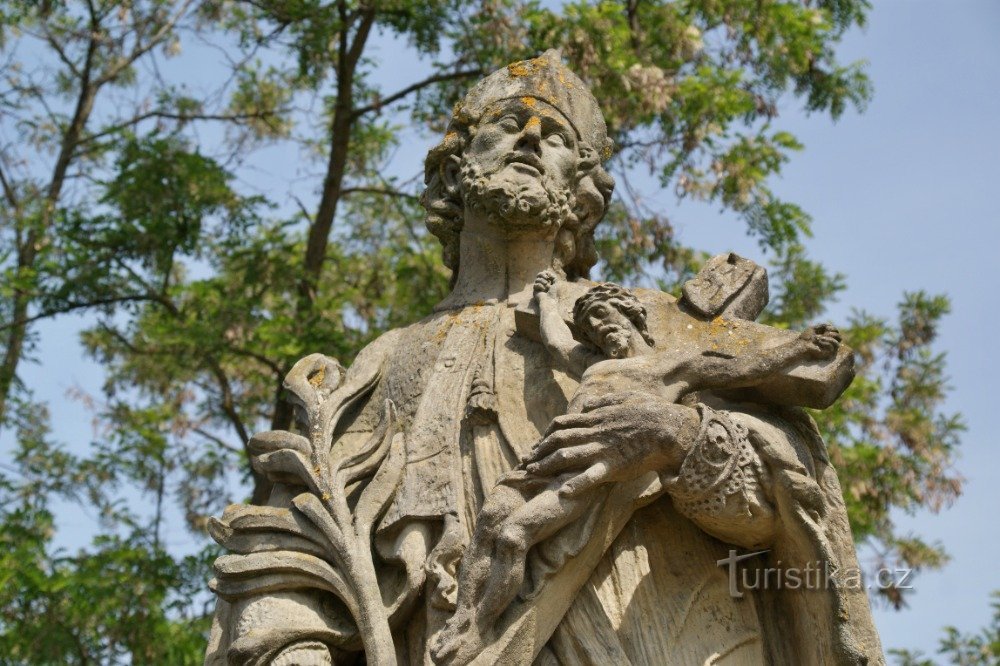 Průhonice - estátua de St. Jan Nepomucký