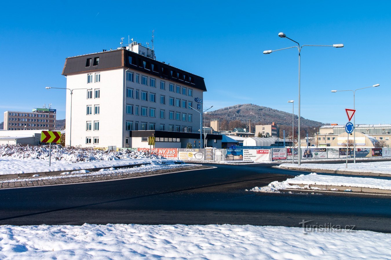 Industrielle Umgebung der Stadt