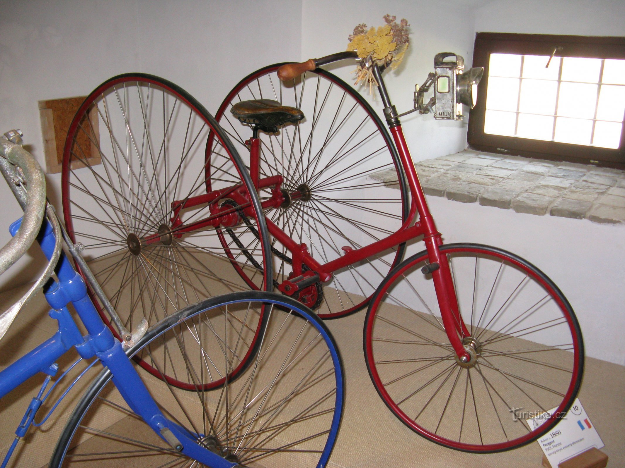 Det första tjeckiska cykelmuseet i Nové Hrady