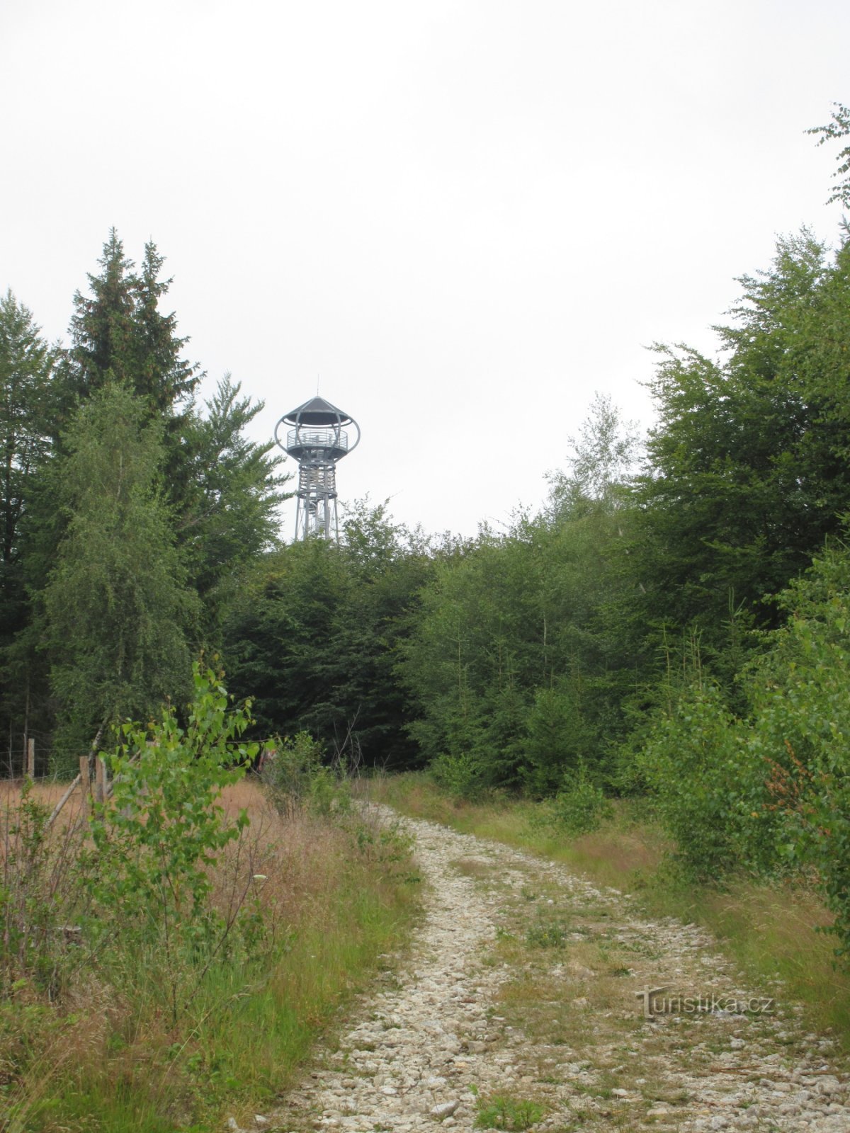 Prima vista della torre di avvistamento